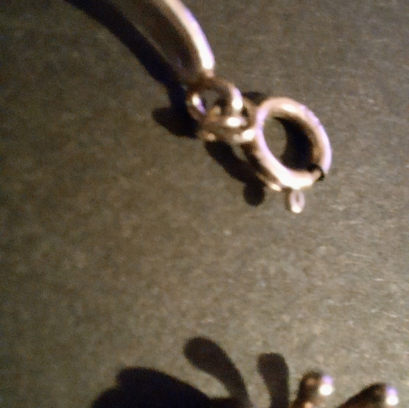 925 signed Prongset gemstone Sterling butterfly genuine Silver bracelet 7in Gift - Picture 13 of 16